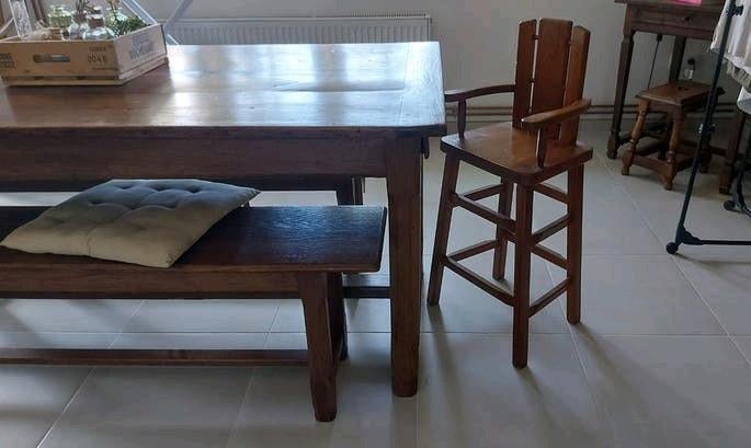 HOUTEN KINDERSTOEL., Ophalen