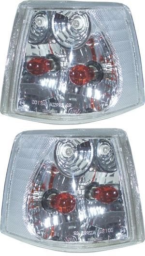 Volvo hoek / side lamp chrome styling Links en rechts set 85, Ophalen of Verzenden, Nieuw, Volvo