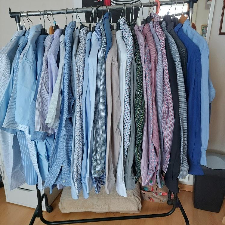 Heren overhemden, Kleding | Heren, Overhemden, Ophalen of Verzenden, Gedragen, Overige kleuren, Overige halswijdtes