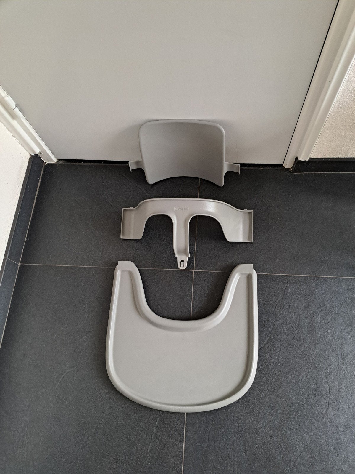 Stokke Tripp Trapp originele babyset en tafelblad, Kinderen en Baby's, Ophalen, Zo goed als nieuw, Afneembaar eetblad