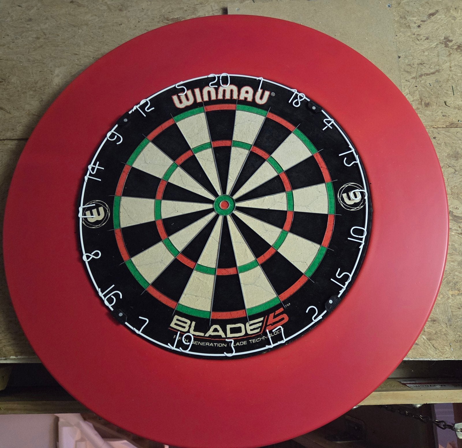 Darts winmau met muurbescherming, Enlèvement