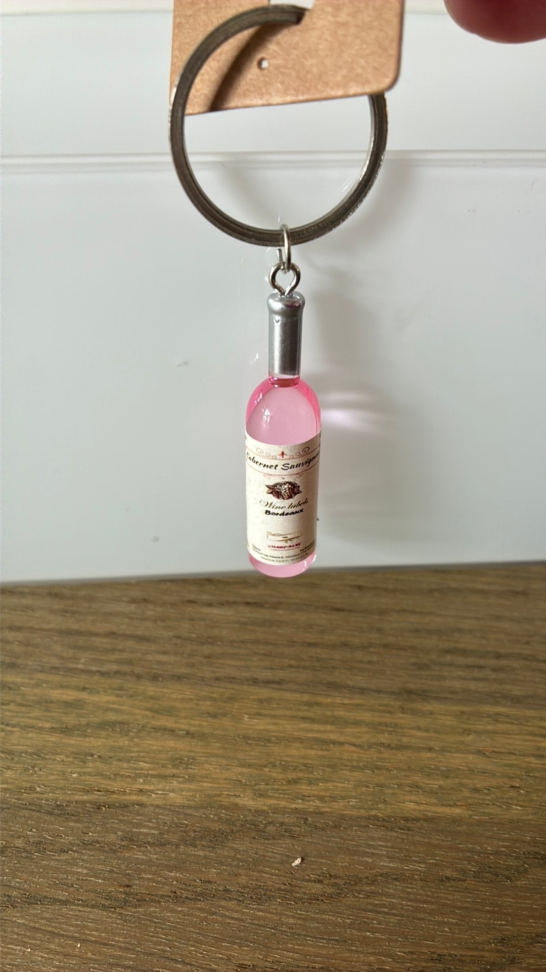 Porte-clés bouteille de vin, Enlèvement, Neuf