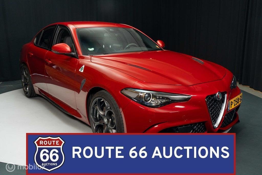 Alfa Romeo Giulia Quadrifoglio | 2019 | Route 66 Auctions, Achat, Entreprise, Boîte manuelle, Autre carrosserie
