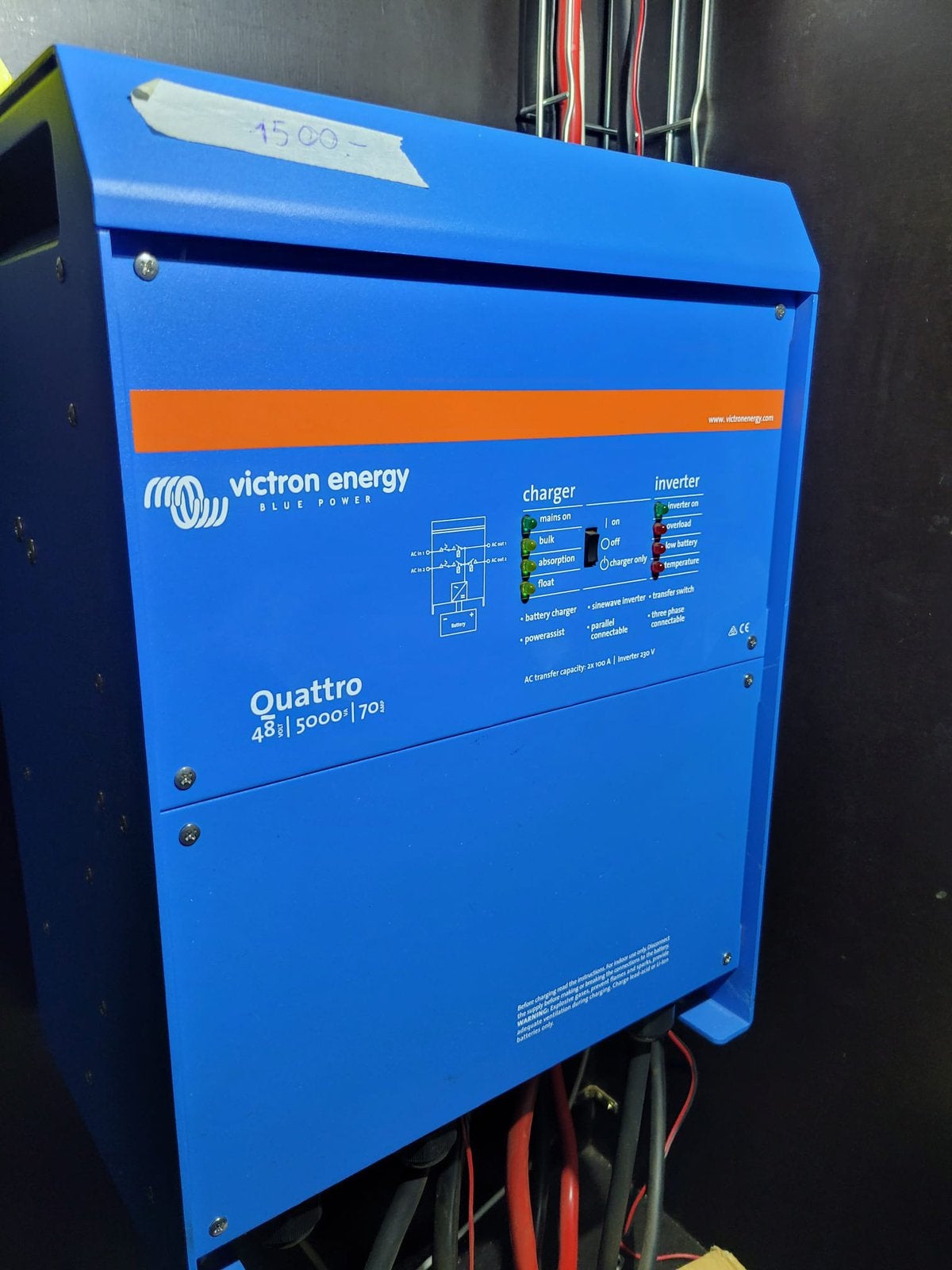 Victron Energy Quattro 48/5000/70, Enlèvement, Comme neuf