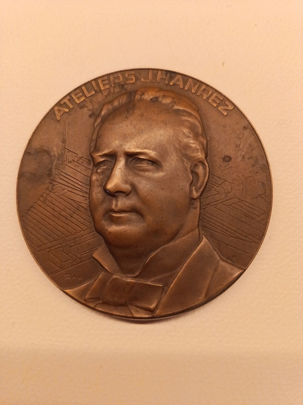 Medaille Joseph Hanrez, Ophalen of Verzenden