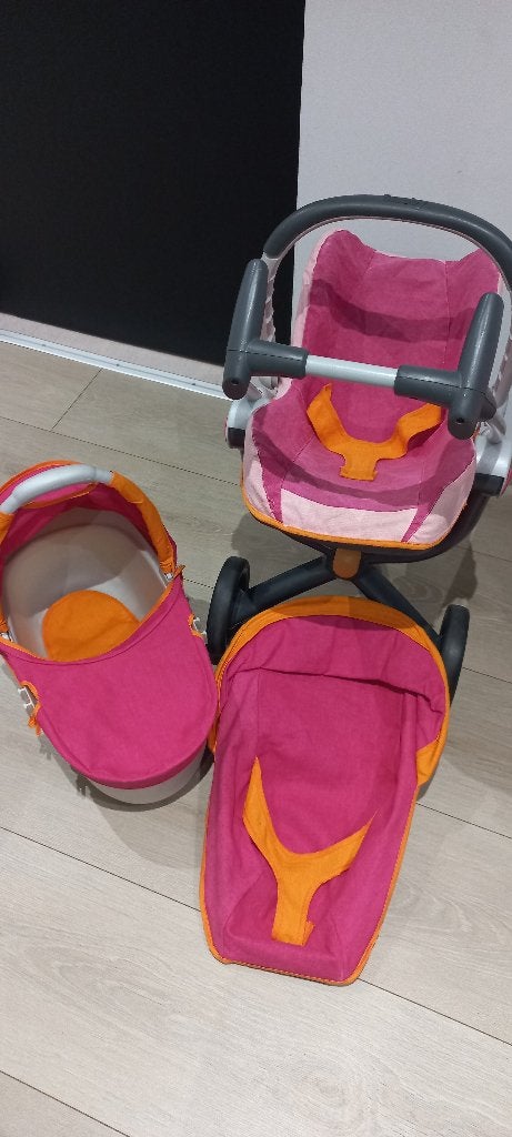 Buggy set van smoby, Kinderen en Baby's, Ophalen, Gebruikt, Babypop