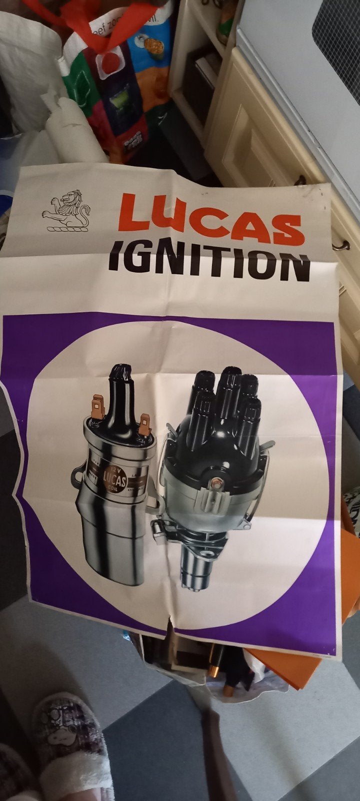 affiche pub LUCAS ignition, Enlèvement ou Envoi
