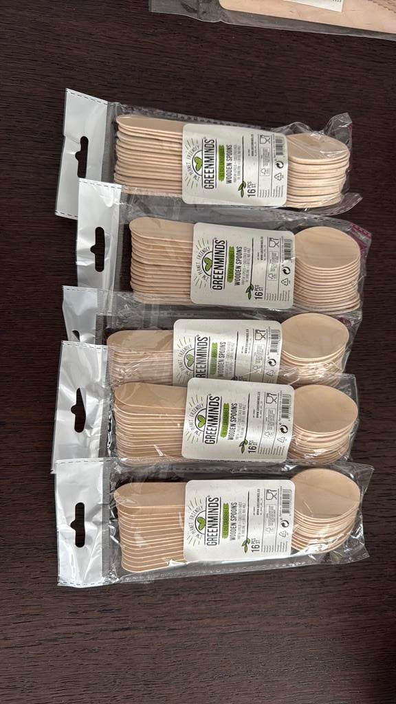 Lepel hout, Ophalen, Nieuw, Overige materialen, Effen