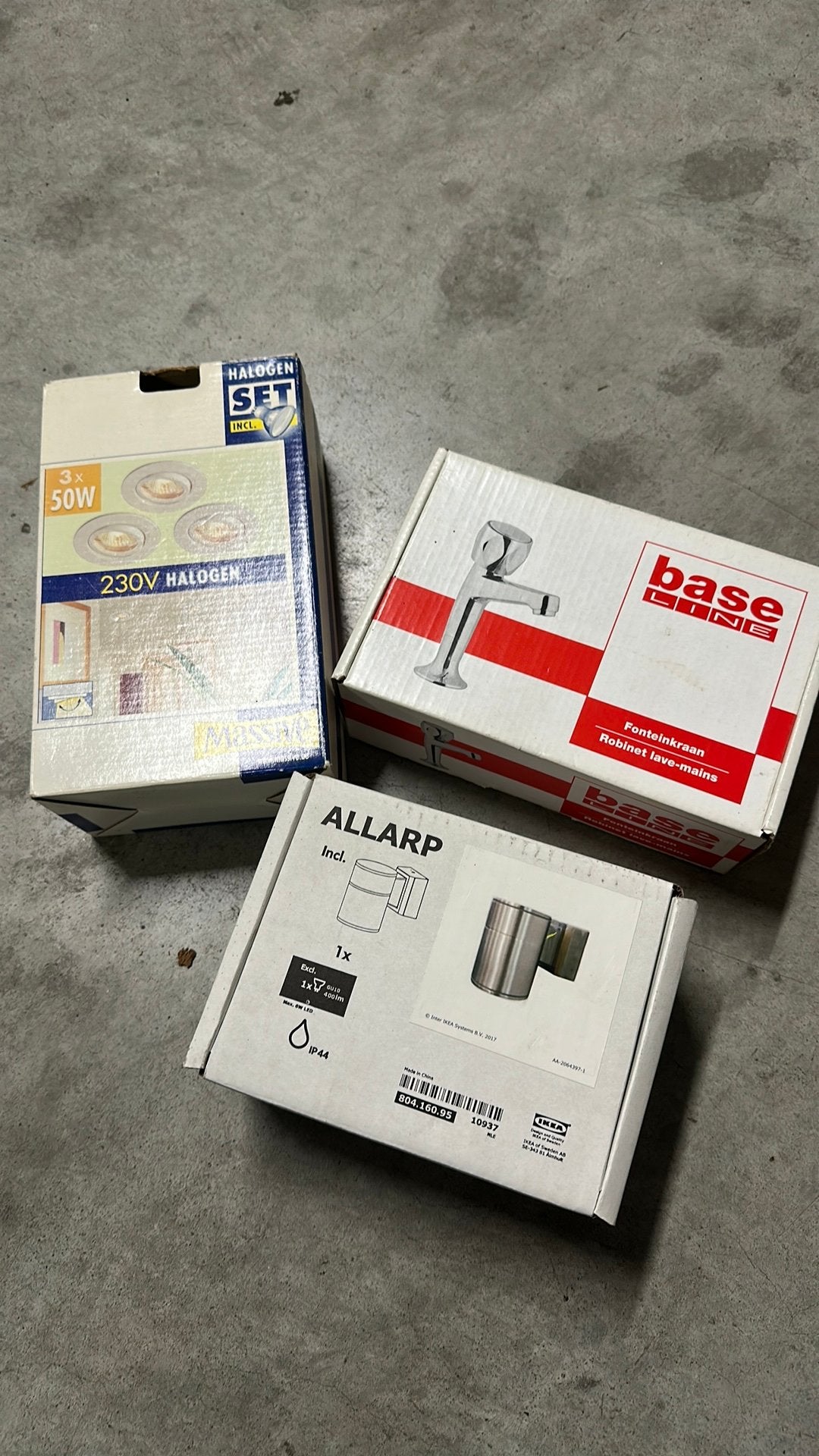 Set lampes et  robines toilettes, Computers en Software, Ophalen, Zo goed als nieuw