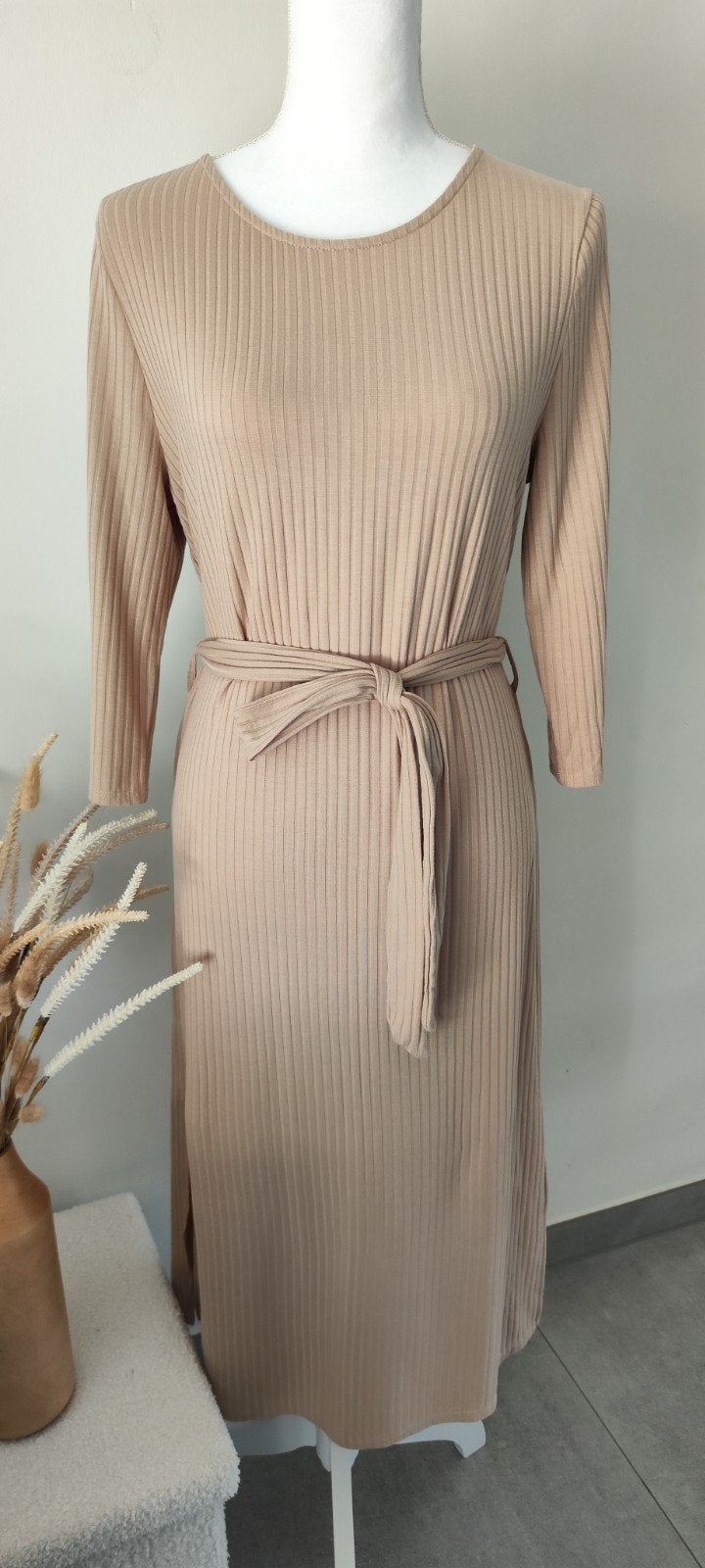 Primark Stijvolle Jurk, Kleding | Dames, Jurken, Primark, Beige, Maat 42/44 (L), Ophalen of Verzenden