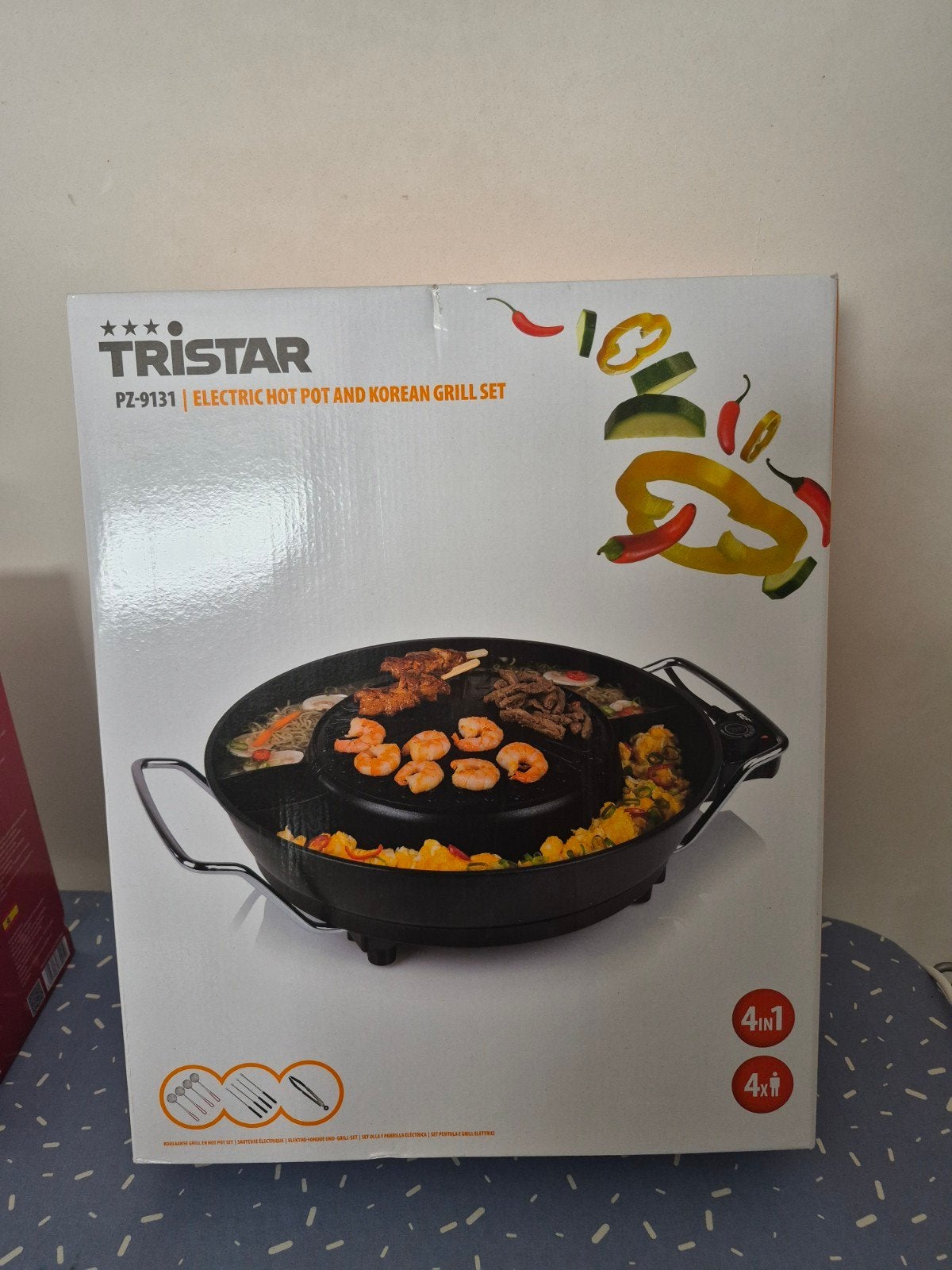 tristar electric hot pot and korean grill set, Ophalen, Nieuw, 4 t/m 7 personen