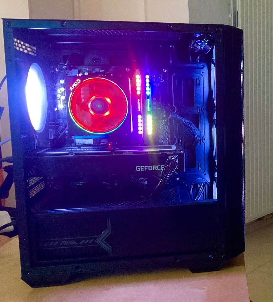 Pc Gaming MSI Ryzen 5 - RTX 3060ti, Informatique & Logiciels, Enlèvement, Comme neuf, AMD