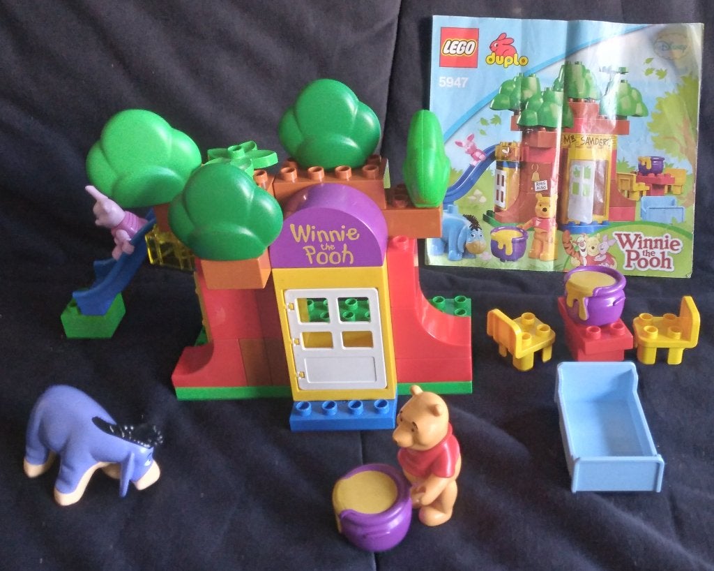 Winnie the Pooh's House - Duplo (Disney) #5947 (2011), Ophalen, Gebruikt, Complete set, Inclusief instructies