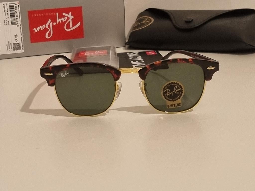 Ray Ban ClubMaster RB3016 zonnebril, Handtassen en Accessoires, Zonnebrillen en Brillen | Heren, Ophalen of Verzenden, Nieuw, Zonnebril