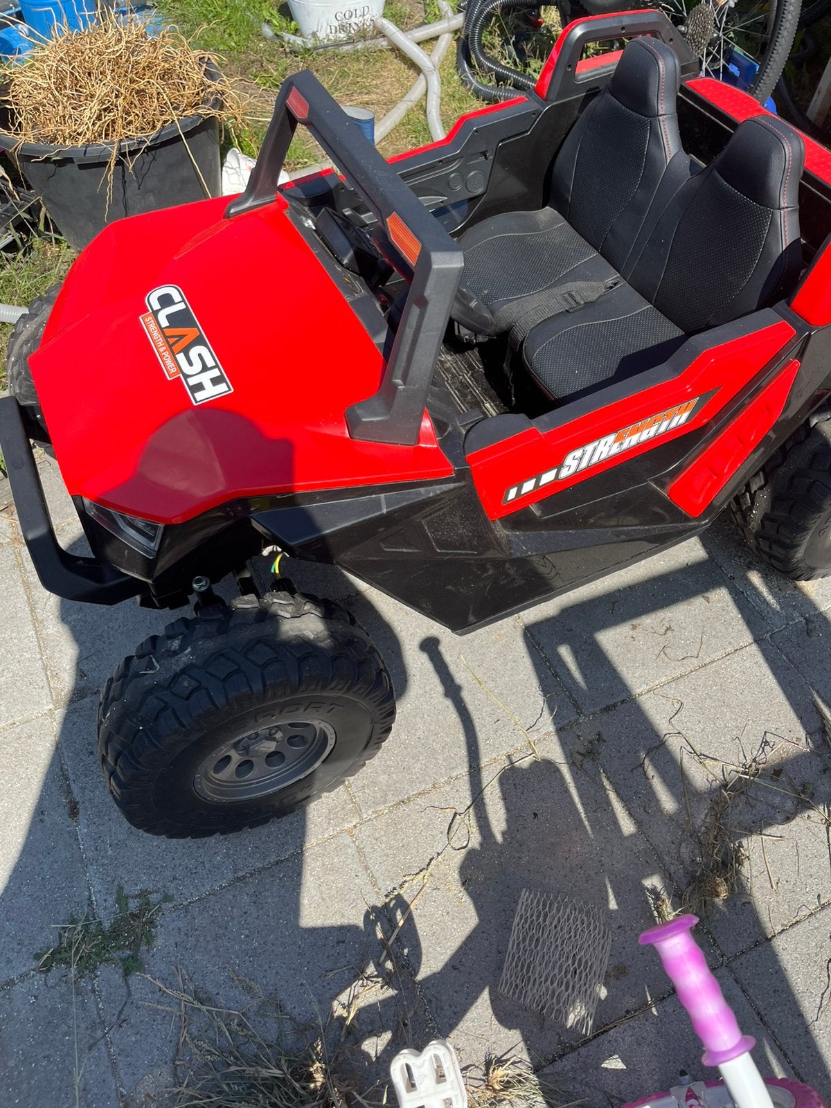 Elektriche kinder auto 24 v, Ophalen, Zo goed als nieuw