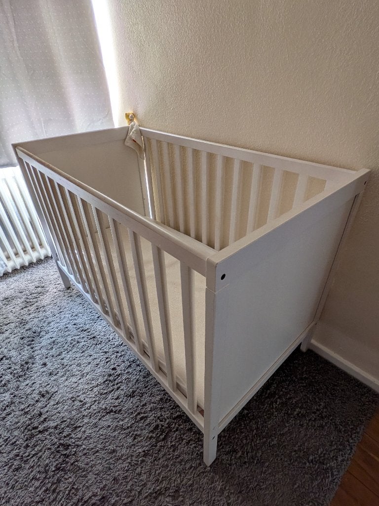 Chambre bébé IKEA complète – Lit + commode à langer, Enlèvement, Comme neuf, Commode