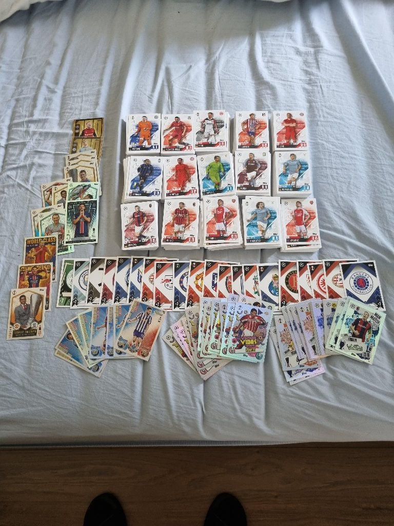 Cartes de football Panini and Topps, Enlèvement ou Envoi, Neuf, Plusieurs images