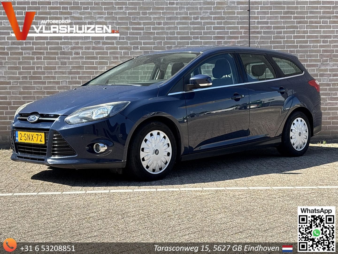 Ford Focus Wagon 1.6 TDCI ECOnetic Lease Titanium | Cruise |, Autos, Focus, Entreprise, Boîte manuelle, Bleu
