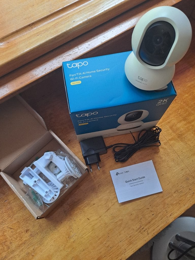 TP-Link Tapo Caméra Surveillance WiFi intérieure 2K 4MP C220, TV, Hi-fi & Vidéo, Enlèvement, Comme neuf, Caméra d'intérieur
