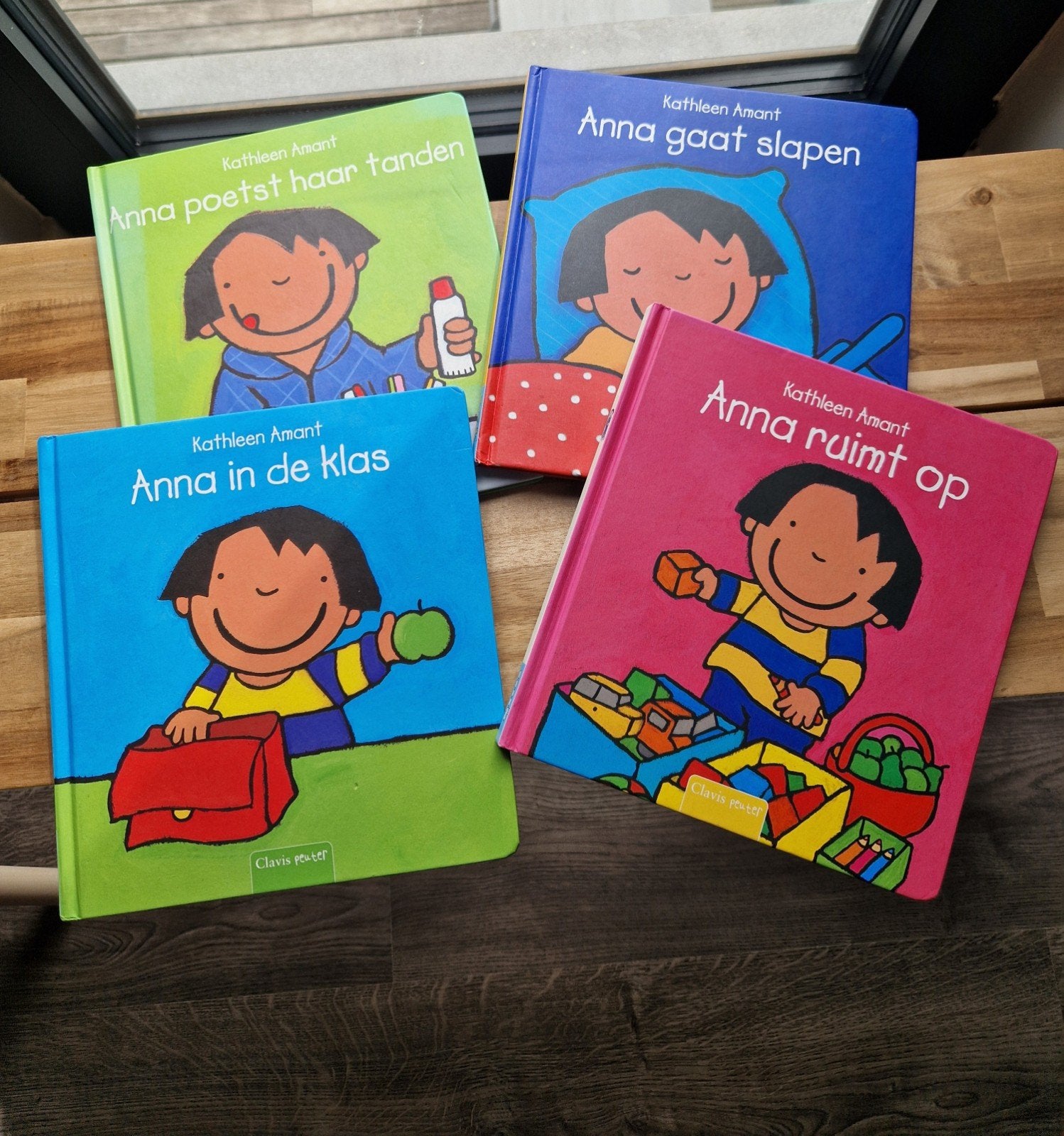 Anna boeken - Kathleen Amant, Boeken, Kinderboeken | Baby's en Peuters, Ophalen of Verzenden, Gelezen, Kathleen Amant, 2 tot 3 jaar