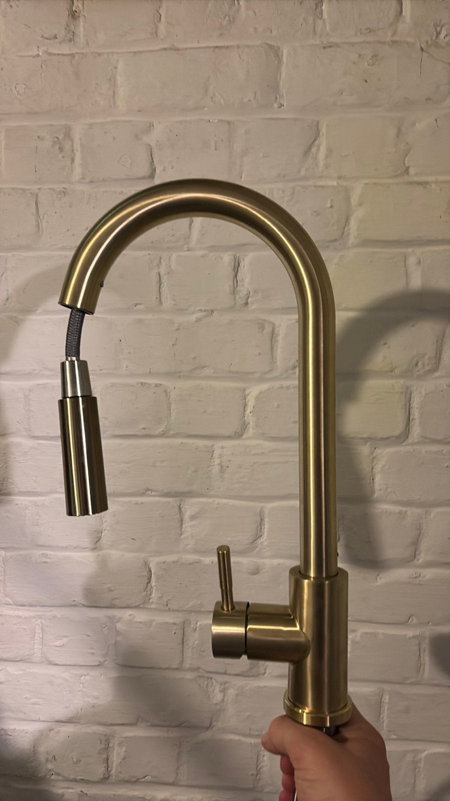 Mat gouden keukenkraan, Minder dan 50 cm, Nieuw, Ophalen of Verzenden, Minder dan 100 cm