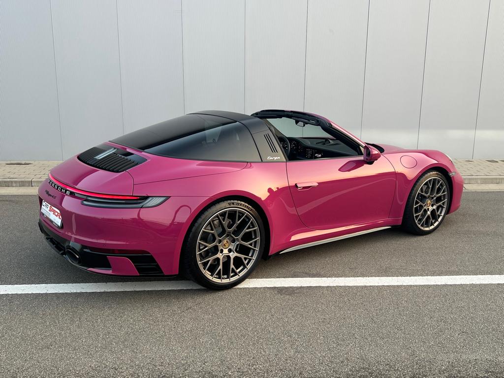 992 TARGA 4S - 450 pk - Ruby Star Neo -, Automaat, 4 zetels, Zwart, Overige kleuren