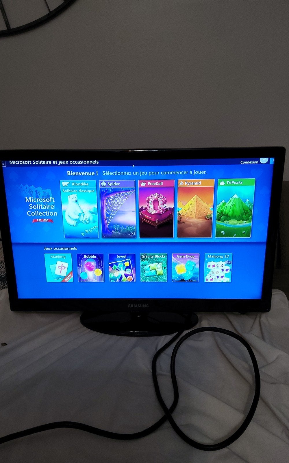 Écran Samsung Scherm 21-inch (54 cm) PC-monitor, Computers en Software, 21 pouces (54cm), Ophalen, Gebruikt