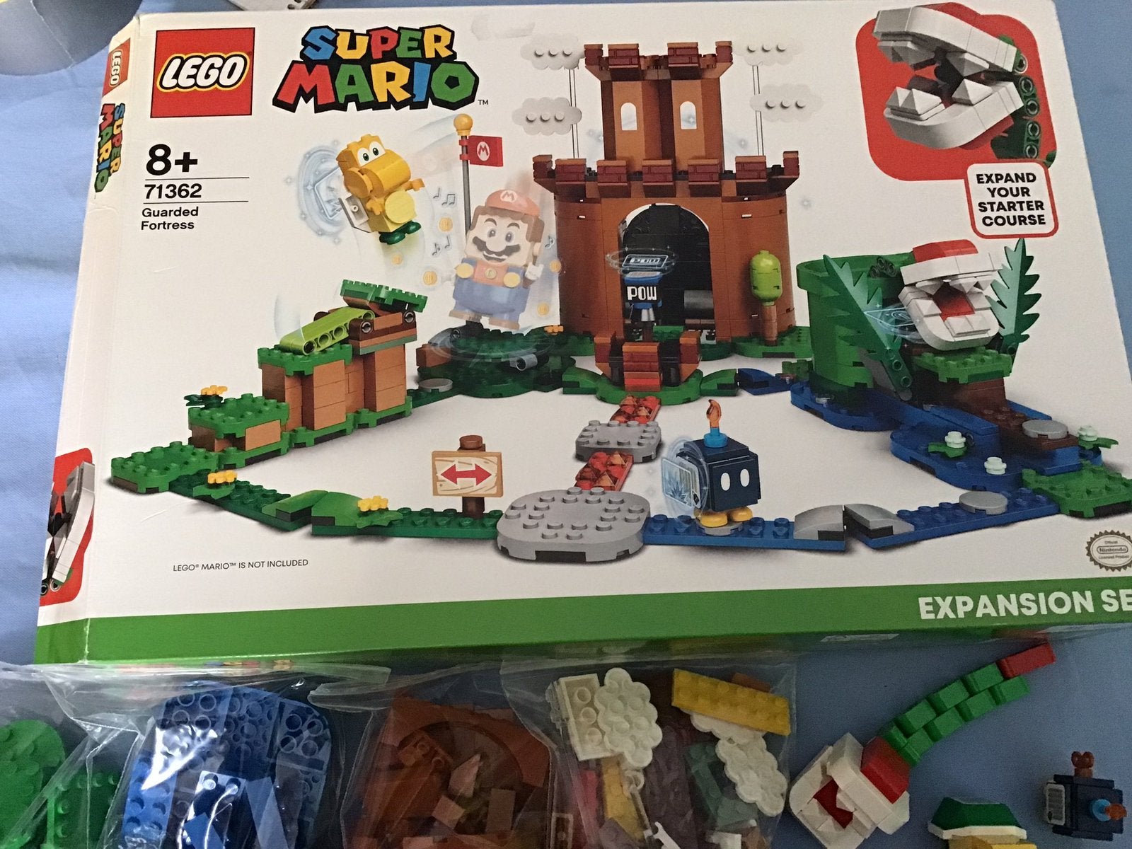 Lego super mario bewaakt fort K, Ophalen of Verzenden, Zo goed als nieuw, Compleet, Lego