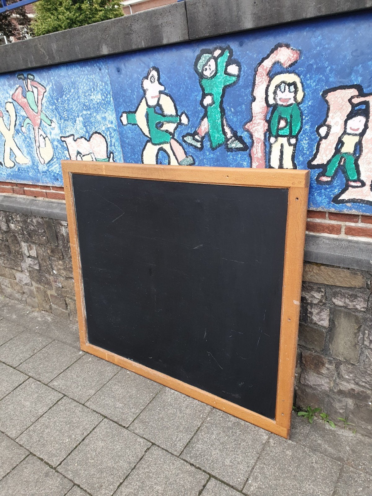 Mooi vintage schoolbord dubbelzijdig, Ophalen