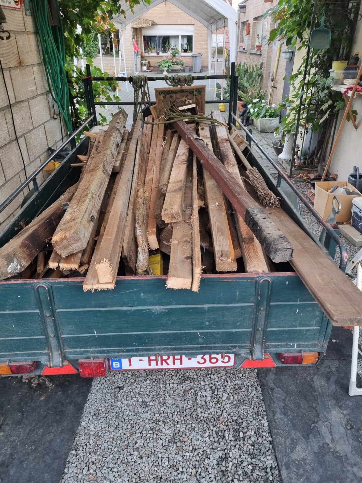 hout, Ophalen
