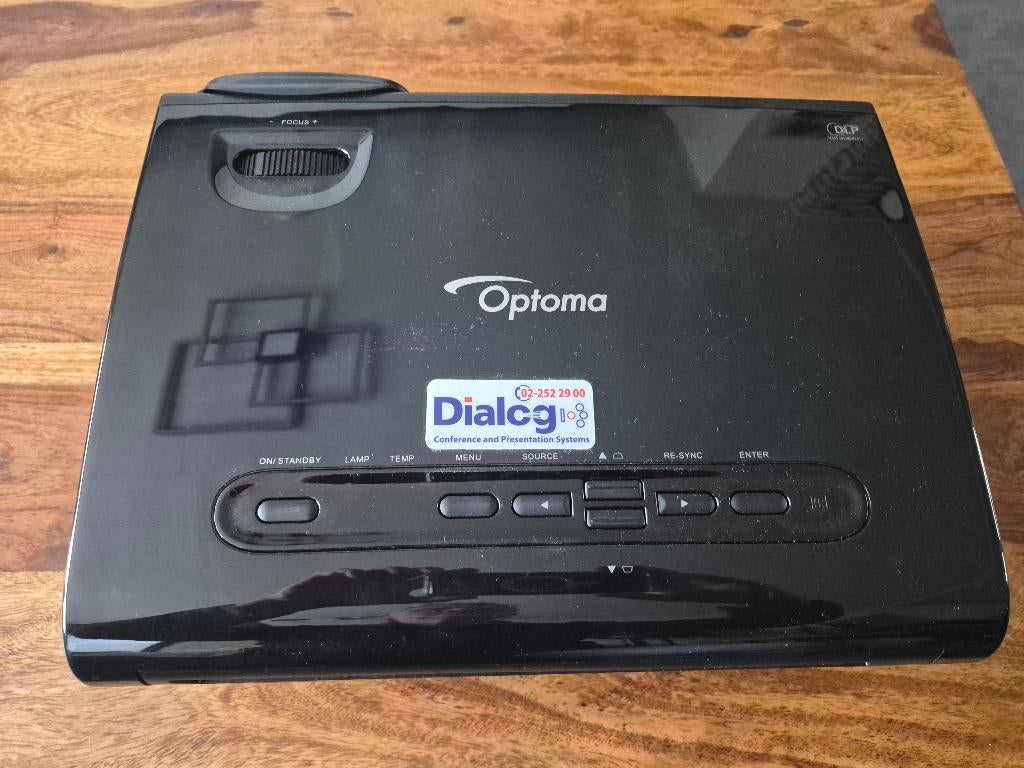 Optoma DLP projector EX525ST met scherm, Audio, Tv en Foto, Beamers, Ophalen, HD (720), Zo goed als nieuw, DLP