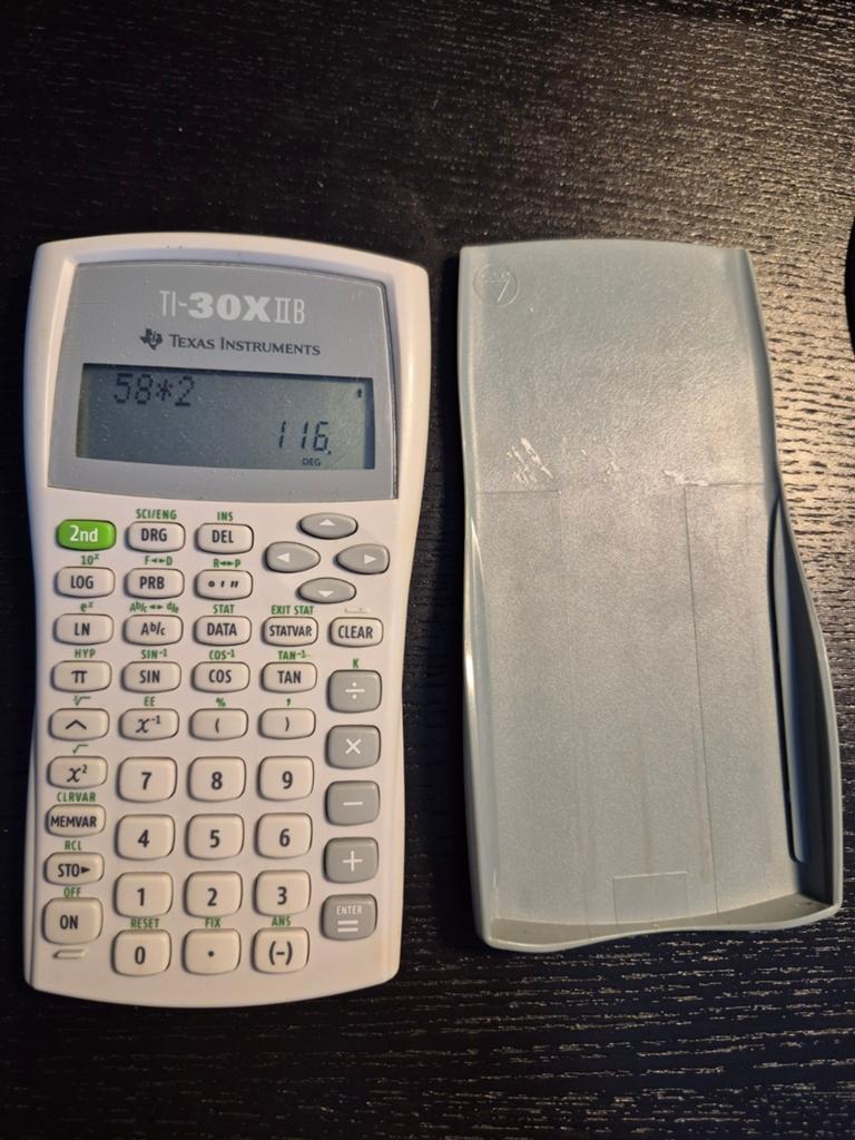 Texas Instruments TI-30XIIB, Enlèvement, Utilisé
