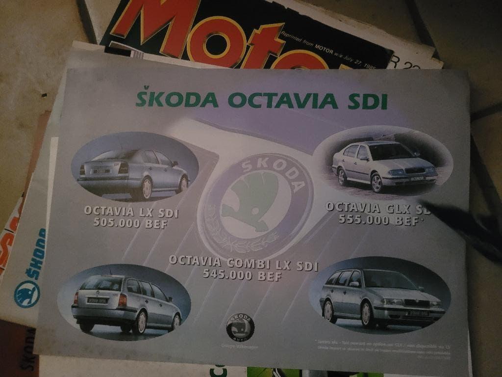 Pub Skoda Octavia SDI tarieven BEF - Voormalig dealer, Ophalen, Nieuw