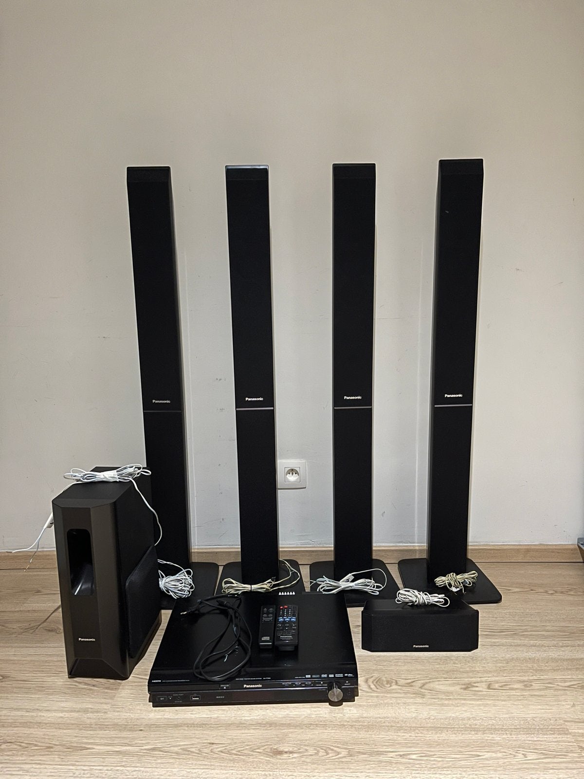 Panasonic 5.1 Home Cinema Set – Compleet – €60, Audio, Tv en Foto, Ophalen, Panasonic, 70 watt of meer, Zo goed als nieuw
