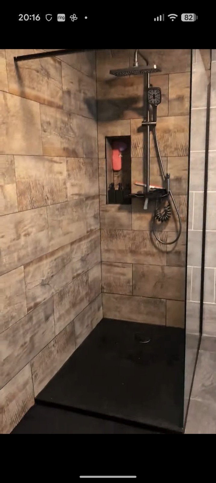 Ensemble Paroi 120cm + Tub 90x120, Enlèvement, Comme neuf, Avec douche