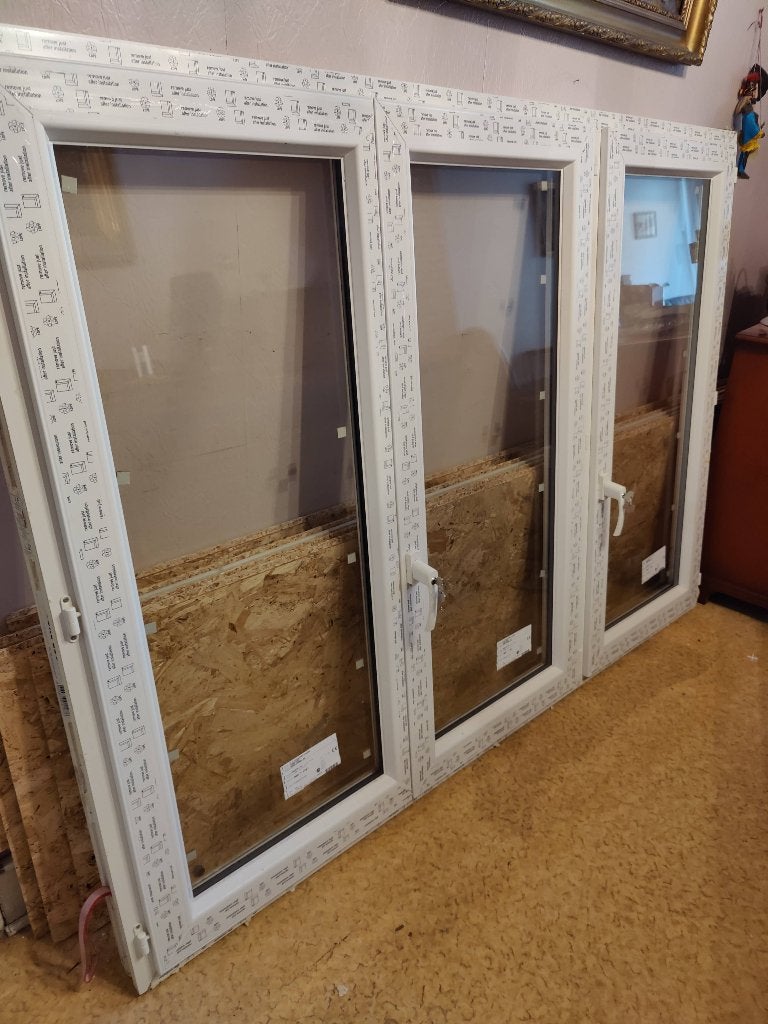 Fenetre, Bricolage & Construction, Neuf, Double vitrage, 160 cm ou plus, 120 à 160 cm