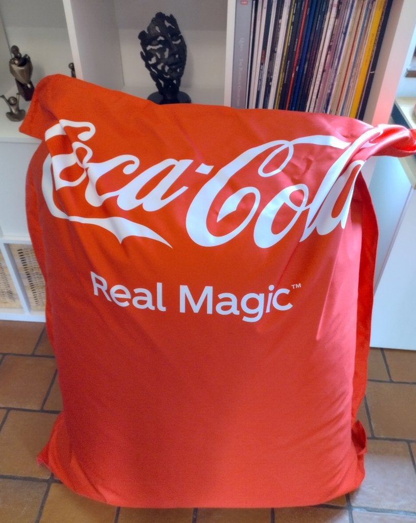 NIEUW Coca-Cola XXL zitzak (verpakt en uitneembaar), Ophalen, Nieuw, Rood, Zitzak