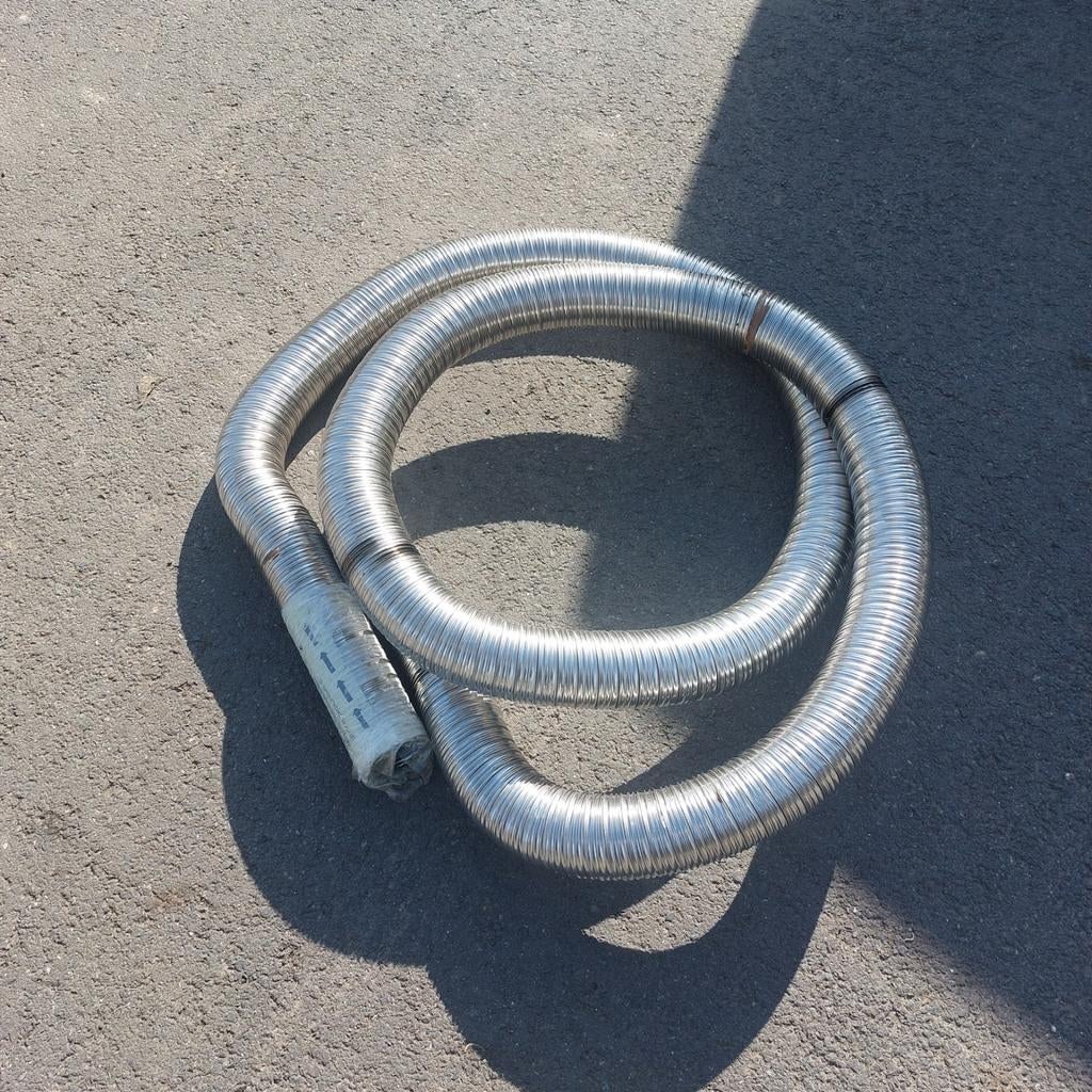 80 mm inox schouwbuis, Doe-het-zelf en Bouw, Kachel