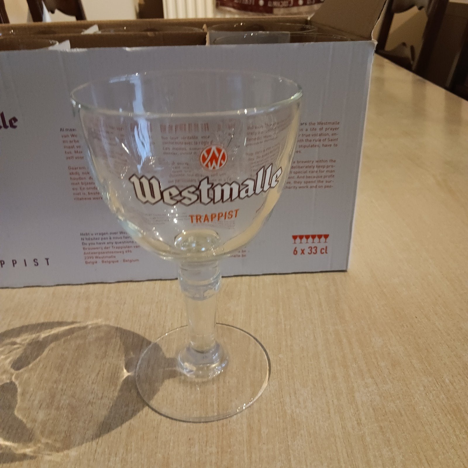 westmalle glazen, Verzamelen, Ophalen, Nieuw