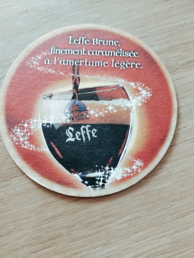 Bierviltje Leffe R/V, Collections, Marques de bière, Enlèvement ou Envoi, Comme neuf, Sous-bock, Leffe