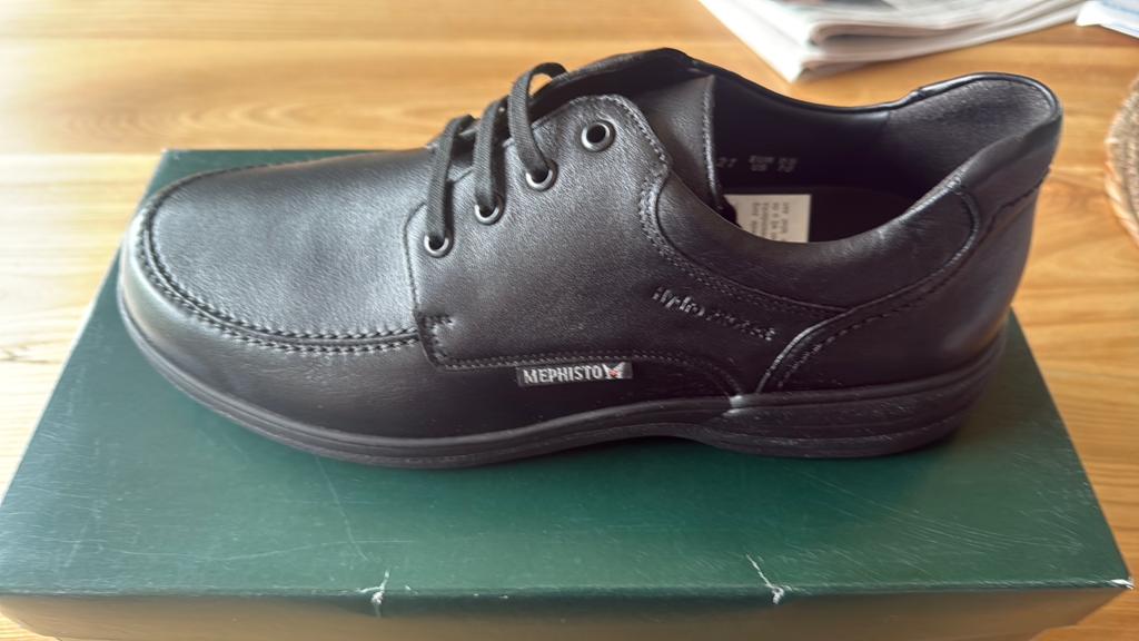 Zwarte Mephisto schoenen maat 44 nieuw, Kleding | Heren, Schoenen, Ophalen, Zwart, Overige typen, Nieuw