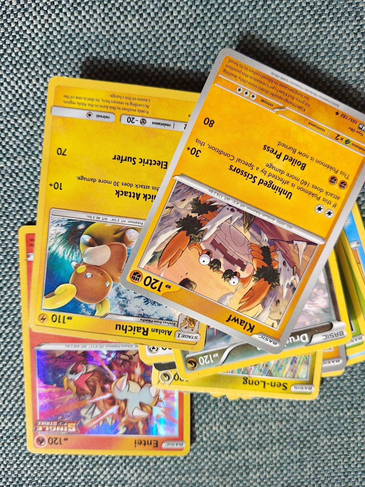 16 Pokemon kaarten, Ophalen
