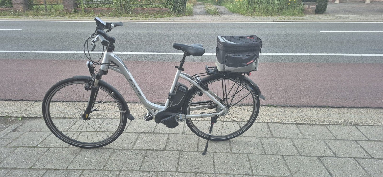 Elektrische fiets flyer, Ophalen