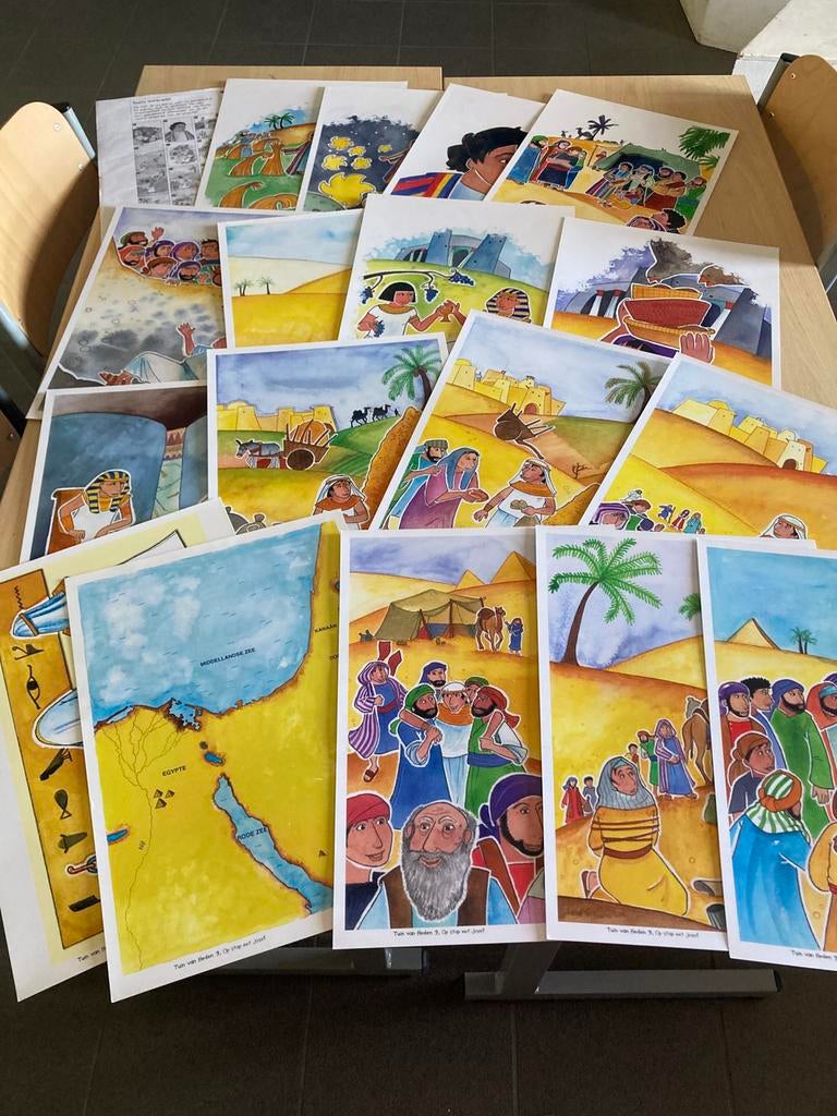 Prentenset tuin van heden godsdienst jozef, Boeken, Ophalen of Verzenden, Gelezen, Godsdienst en Levensbeschouwing