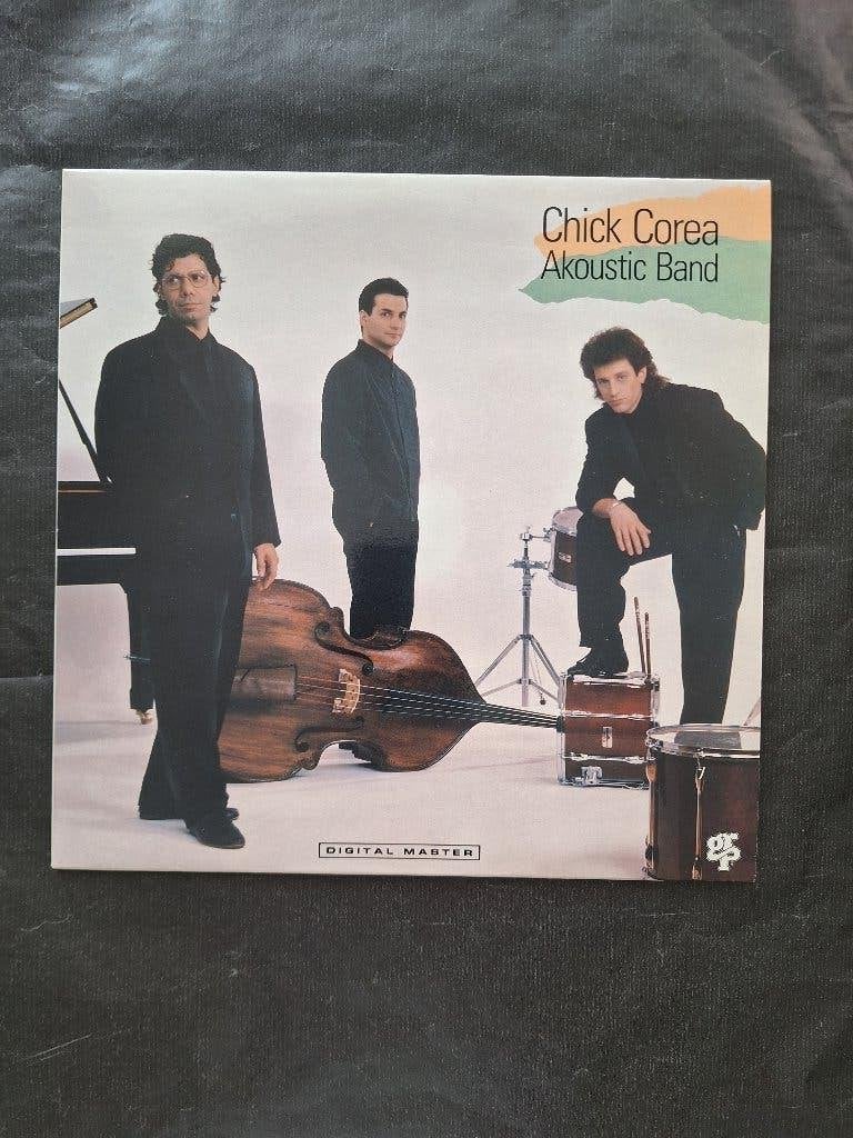 CHICK COREA "Akoustic Band" LP (1989) Topstaat!, CD & DVD, Enlèvement ou Envoi, Rock progressif, Comme neuf, LP