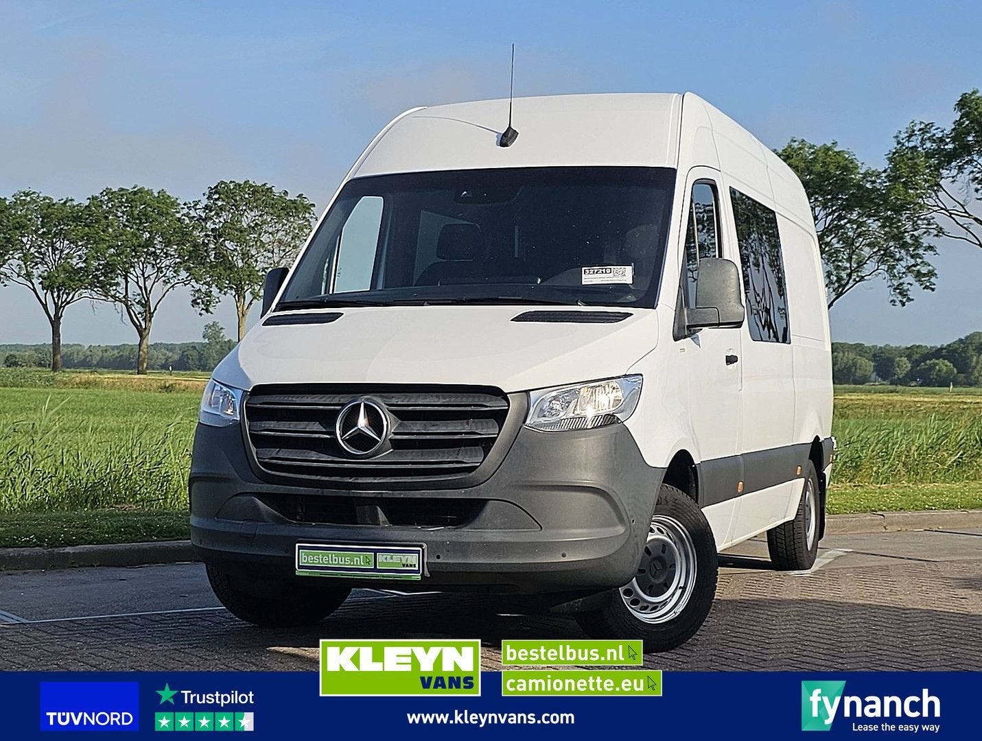 Mercedes-Benz SPRINTER 315 L2H2 Dubbele Cabine!, Auto's, Wit, Mercedes-Benz, Bedrijf, Te koop