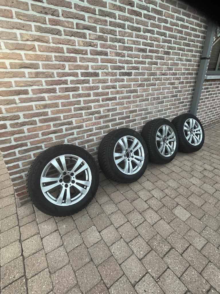 winterbanden mercedes, Auto-onderdelen, Ophalen, Gebruikt, 16 inch, Banden en Velgen