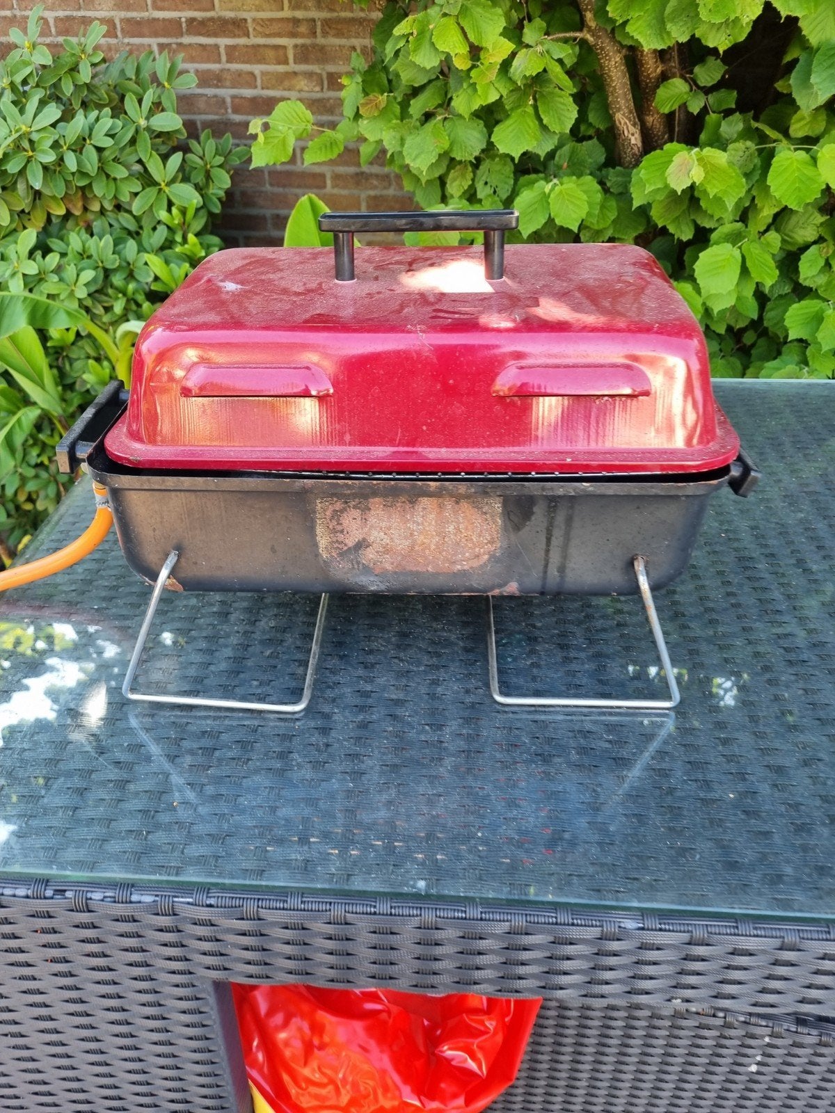 camping barbeque, Enlèvement
