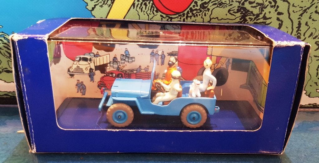 Tintin/Kuifje "La Jeep" d'Objectif Lune 1:43 Atlas, Verzamelen, Verzenden, Kuifje, Nieuw, Beeldje of Figuurtje