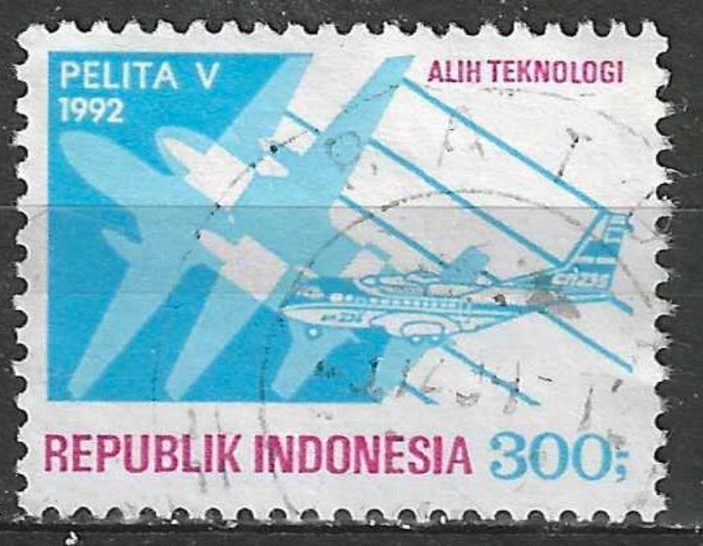 Indonésie 1992 - Yvert 1287 - 5e plan quinquennal (ST), Envoi, Affranchi